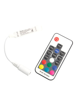 Контроллер RGB mini для светодиодной ленты с П/У,12-24V, LD66