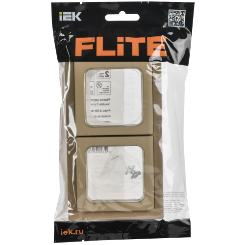 FLITE Рамка 2-местная IP55 Рпро-2-55-ФлХ хаки IEK FLITE Рамка 2-местная IP55 Рпро-2-55-ФлХ хаки IEK