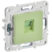 SKANDY Розетка компьютерная RJ45 кат.6 SK-K02G мятный IEK SKANDY Розетка компьютерная RJ45 кат.6 SK-K02G мятный IEK