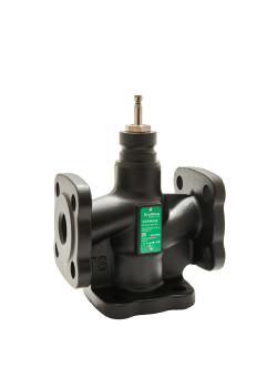 Клапан регулирующий 3-ход смес фланц PN16 DN32 15м³/ч -20…+130°С