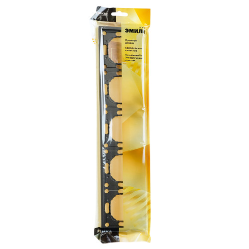 Рамка STEKKER, PFR00-5005-09 5-местная, серия Эмили, антрацит, soft touch Рамка STEKKER, PFR00-5005-09 5-местная, серия Эмили, антрацит, soft touch
