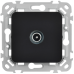 FLITE Розетка TV экранированная оконечная тип M РТВм-1-1-1-ФлЧ черный IEK FLITE Розетка TV экранированная оконечная тип M РТВм-1-1-1-ФлЧ черный IEK