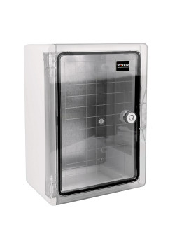 Корпус пластиковый ЩМПп STEKKER EBX60-6/05-65 IP65 c прозрачной дверью (350*250*150) пластик, серия ArcaWP65+