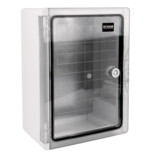 Корпус пластиковый ЩМПп STEKKER EBX60-6/05-65 IP65 c прозрачной дверью (350*250*150) пластик, серия ArcaWP65+