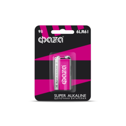 Элемент питания, крона 6LR61 Super Alkaline, блистер, 1шт.