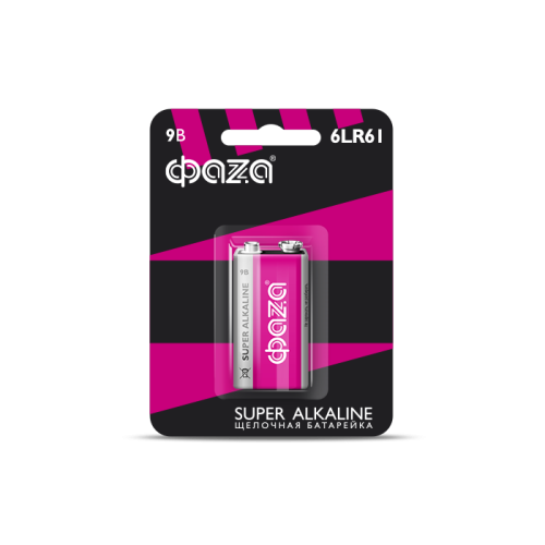 Элемент питания, крона 6LR61 Super Alkaline, блистер, 1шт.