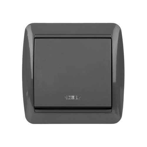 Выключатель 1-кл. открытой установки с подсветкой IP44 10А серый Выключатель 1-кл. открытой установки с подсветкой IP44 10А серый