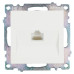 Розетка компьютерная 1-местная RJ-45 (механизм), STEKKER GLS00-7107-01, серия Катрин, белый Розетка компьютерная 1-местная RJ-45 (механизм), STEKKER GLS00-7107-01, серия Катрин, белый
