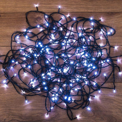 Гирлянда светодиодная универсальная 20м 200LED бел. 8Вт IP20 с контроллером 8 режимов Neon-Night 303-106 Гирлянда светодиодная универсальная 20м 200LED бел. 8Вт IP20 с контроллером 8 режимов Neon-Night 303-106