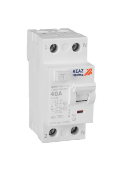 ВДТ без защиты от сверхтоков OptiDin DM63-2440-AC-4,5-УХЛ4 (2P, 40, 300mA)