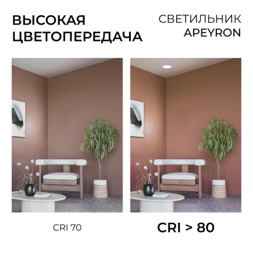 Панель светодиодная встраив. 3 ССT 10Вт 230В/50Гц 800лм 3-4-6.5К IP44 d126х26мм круг Apeyron 06-161 Панель светодиодная встраив. 3 ССT 10Вт 230В/50Гц 800лм 3-4-6.5К IP44 d126х26мм круг Apeyron 06-161