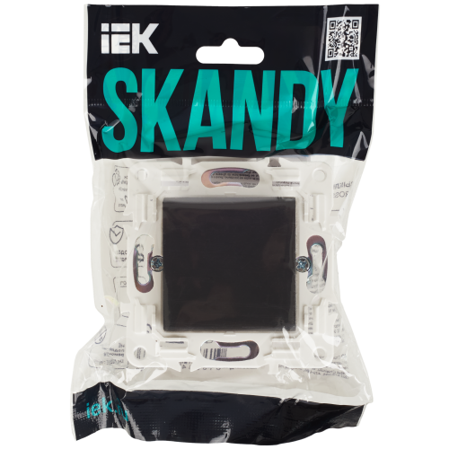 SKANDY Выключатель 1-клавишный перекрестный 10А SK-V03G графит IEK SKANDY Выключатель 1-клавишный перекрестный 10А SK-V03G графит IEK
