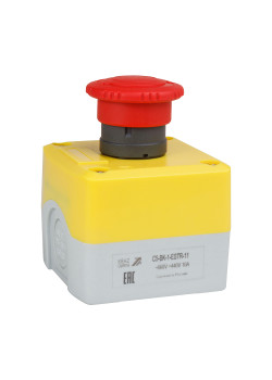 Пост кноп авар стоп OptiSignal D22 C5-BK-1-ESTR-11 1НО+1НЗ возв пов XALK178E