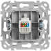 FLITE Розетка компьютерная RJ45 категория 5Е UTP РК5е-1-0-ФлБ белый IEK FLITE Розетка компьютерная RJ45 категория 5Е UTP РК5е-1-0-ФлБ белый IEK