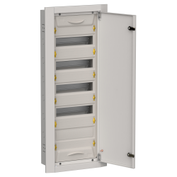 TITAN 5 Корпус металлический ЩРв-60 (1х60) 880х365х130мм IP31 серый (одна дверь) IEK