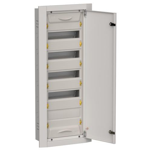 TITAN 5 Корпус металлический ЩРв-60 (1х60) 880х365х130мм IP31 серый (одна дверь) IEK