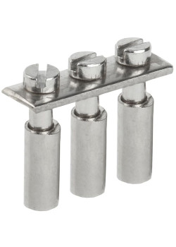 Перемычка центральная для КВИ-2.5кв.мм 3PIN IEK YZN30Q-002-3P