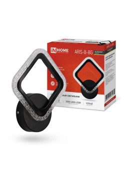 Светильник светодиодный ELEGANT ARIS-B-BG 15Вт 230В 3000-6500К 1050лм STEP COLOR черн. IN HOME 4690612043128