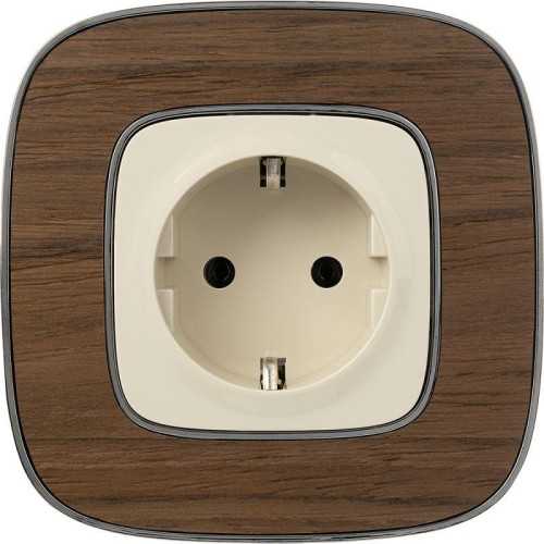 Розетка 1-м СП Valena Allure 16А IP2X 250В 2P+E безвинтов. клеммы с лицев. панелью механизм сл. кость Leg 753821 Розетка 1-м СП Valena Allure 16А IP2X 250В 2P+E безвинтов. клеммы с лицев. панелью механизм сл. кость Leg 753821