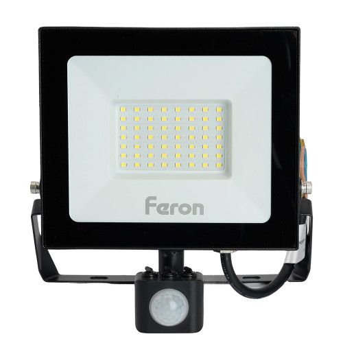 Светодиодный прожектор Feron с датчиком LL-908 IP65 50W 6400K Светодиодный прожектор Feron с датчиком LL-908 IP65 50W 6400K