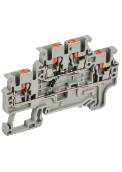 ARMAFIX Колодка клеммная CPDL2.5(E)D2 2х-уровневая с встроенным диодом IEK