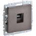 BRITE Розетка компьютерная RJ45 кат.5E РК10-БрТБ темная бронза IEK