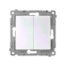 Выключатель 2-кл. СП Pixel 10А IP20 механизм перламутр. TOKOV ELECTRIC TKE-PX-V2-C04 Выключатель 2-кл. СП Pixel 10А IP20 механизм перламутр. TOKOV ELECTRIC TKE-PX-V2-C04