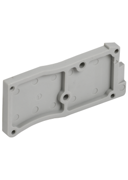 ARMAFIX Заглушка EPCX2.5-SN торцевая для клеммной колодки CX2.5-SN серая IEK