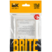 BRITE Рамка 1-местная РУ-1-Бр белый/белый IEK BRITE Рамка 1-местная РУ-1-Бр белый/белый IEK