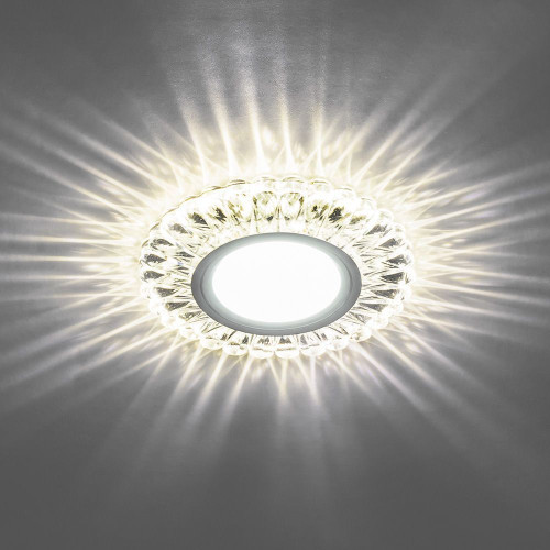 Светильник встраиваемый с белой LED подсветкой Feron CD902 потолочный MR16 G5.3 белый Светильник встраиваемый с белой LED подсветкой Feron CD902 потолочный MR16 G5.3 белый