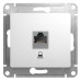 GLOSSA РОЗЕТКА компьютерная RJ45 кат. 5e, механизм, БЕЛЫЙ GLOSSA РОЗЕТКА компьютерная RJ45 кат. 5e, механизм, БЕЛЫЙ