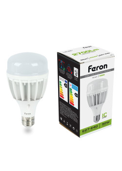 Лампа светодиодная Feron LB-65 E27-E40 30W 175-265V 4000K