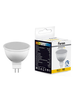 Лампа светодиодная диммируемая Feron LB-561 MR16 G5.3 9W 230V 2700K
