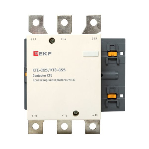 Контактор КТЭ-1 225А 1NO 400В AC EKF Контактор КТЭ-1 225А 1NO 400В AC EKF