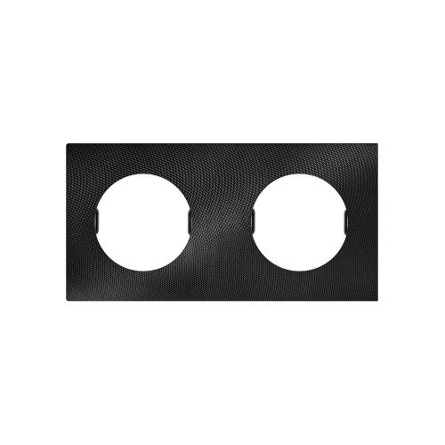 Рамка двойная агат, алюминий, текстурированный, 
