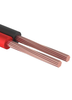 Кабель Stereo 2х0.75 Red/Black бухта (м) PROCONNECT 01-6104-6