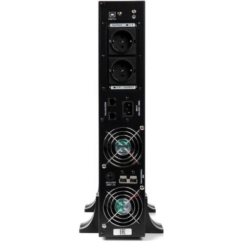 Источник бесперебойного питания Бастион RAPAN-UPS 3000-RACK-IN-4X9 2100Вт 3000ВА черный