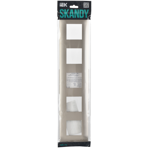 SKANDY Рамка 5-местная SK-F05Sh шампань IEK SKANDY Рамка 5-местная SK-F05Sh шампань IEK