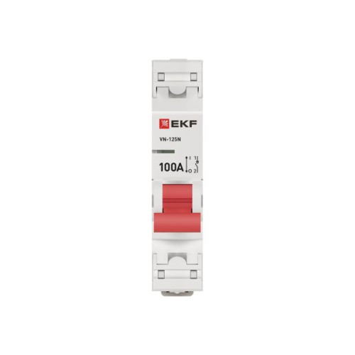 Выкл. нагрузки ВН-125N 1P 100А PROXIMA EKF Выкл. нагрузки ВН-125N 1P 100А PROXIMA EKF