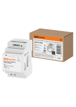 Блок питания HDR60-12, 220 В, 12 В, 54 Вт (на DIN-рейку) TDM