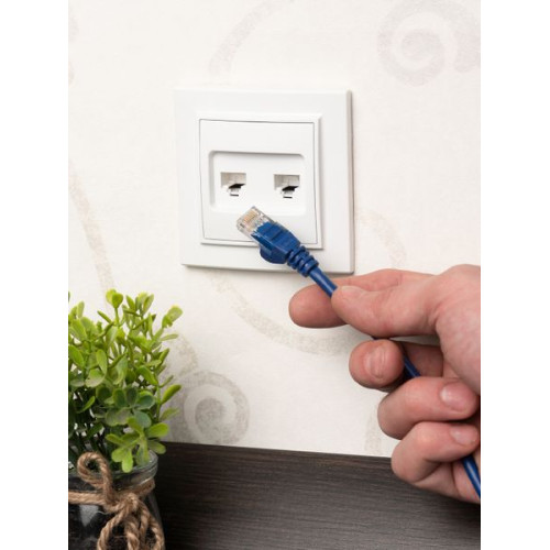 Минск Розетка RJ-45+Phone СП белая EKF