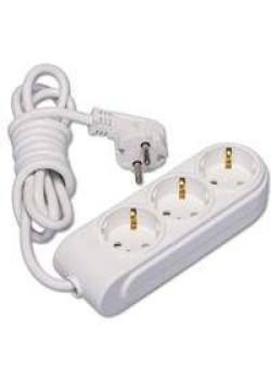 Удлинитель 3х7м с заземл. 16А IP20 защ. шторки Makel N3210073