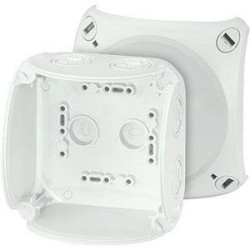 Коробка распределительная ОП 104х104х70мм IP66/67 KF 0400 G свет. сер. HENSEL 62000045