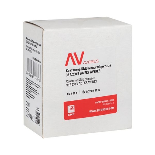 КМЭ 38А 400В АС EKF AVERES КМЭ 38А 400В АС EKF AVERES