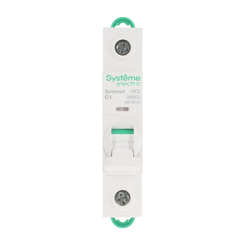 Systeme9 Автоматический выключатель (АВ) C 1A 1P 10kA 230В Systeme9 Автоматический выключатель (АВ) C 1A 1P 10kA 230В