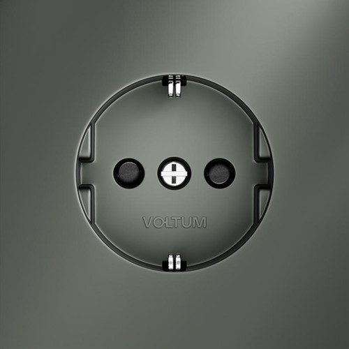 Розетка 1-м СП S70 16А с заземл. защ. шторки механизм титан Voltum VLS040206 Розетка 1-м СП S70 16А с заземл. защ. шторки механизм титан Voltum VLS040206