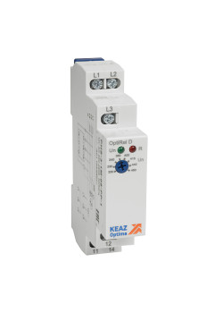 Реле контроля фаз OptiRel D PHS-3-1M-08-PP-1 без настр повышенного/пониженного асимметрии 3Ф 1СО