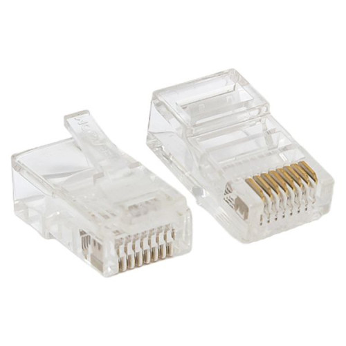 Коннектор RJ-45 TERACOM PRO неэкран. 8P8C 30мкд Cat.5E универс. (упак.10шт)