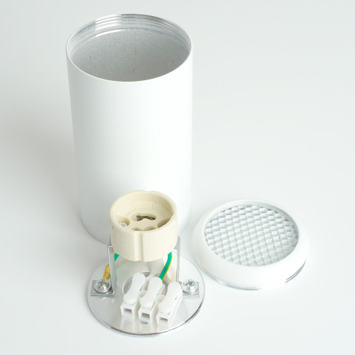 Светильник потолочный Feron ML184 Barrel ECHO MR16 GU10 35W 230V, белый, с антибликовой сеточкой Светильник потолочный Feron ML184 Barrel ECHO MR16 GU10 35W 230V, белый, с антибликовой сеточкой