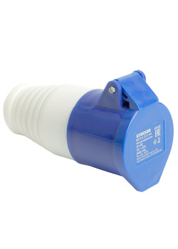 Розетка переносная ST-213 16А 220В 2P+PE IP44, RST16-213-44, Stekker